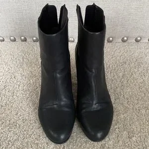 Bottines Rag & Bone Newbury Noires – Talons Blocs – Taille 39.5 (US 9.5) – Jamais Portées, Petits Défauts